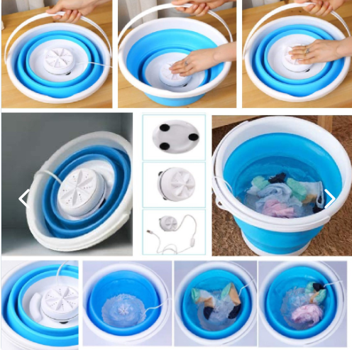 Combo Mukin Cloro Verde Mini Lavadora